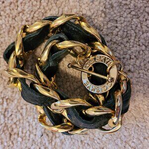 CC SKYE double wrap leather bracelet